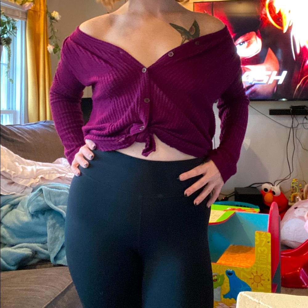 Purple sweater